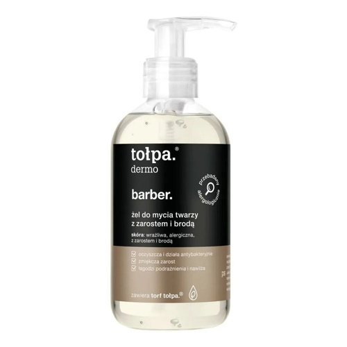 Tolpa Dermo Men Barber Beard & Face Cleansing Gel 150ml
