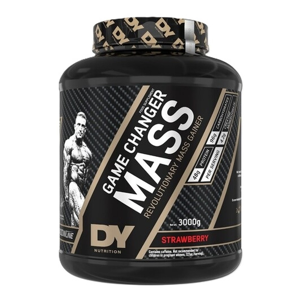 Dorian Yates Game Changer Mass Gainer for Muscle Mass Strawberry Flavour 3000g