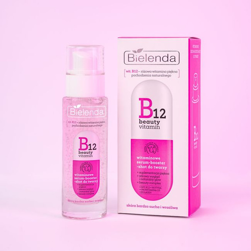 Bielenda B12 Beauty Vitamin Face Serum-Booster for Very Dry and Sensitive Skin 30ml