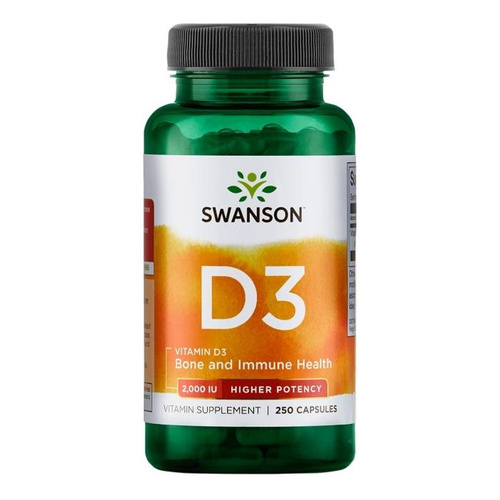 Swanson Vitamin D-3 2000 IU 250 Capsules