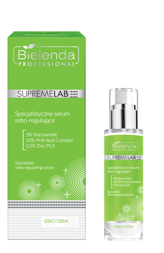 Bielenda Professional SupremeLab Specialist Regulating Serum for Acne Skin 30ml Best Before 31.10.26