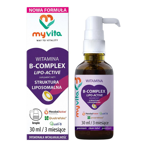 MyVita Witamina B-Complex Lipo-Active - krople 30ml