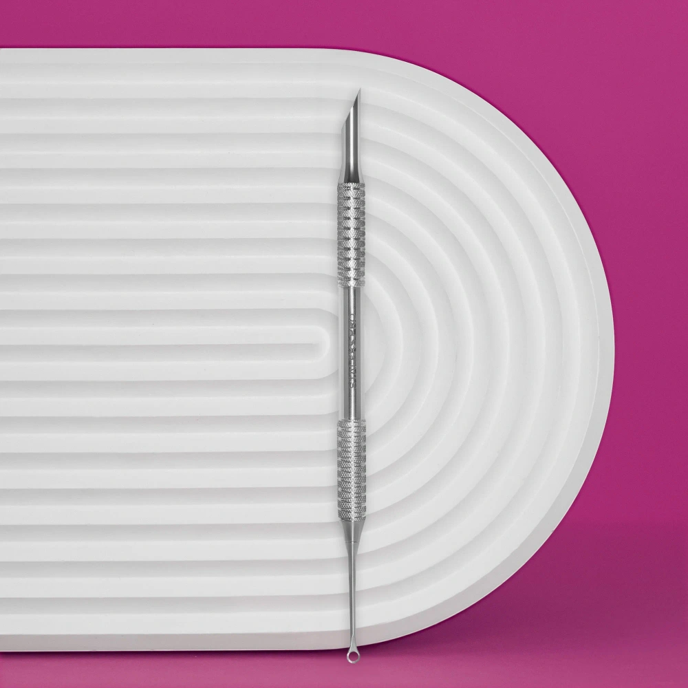 Staleks Pro Expert 51 Type 2 Manicure Pusher Beveled Pusher And Ring Scraper 145mm