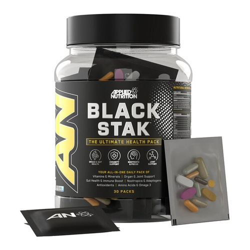 Applied Nutrition Black Stak Ultimate Health Pack for Overall Wellness 30 Packs