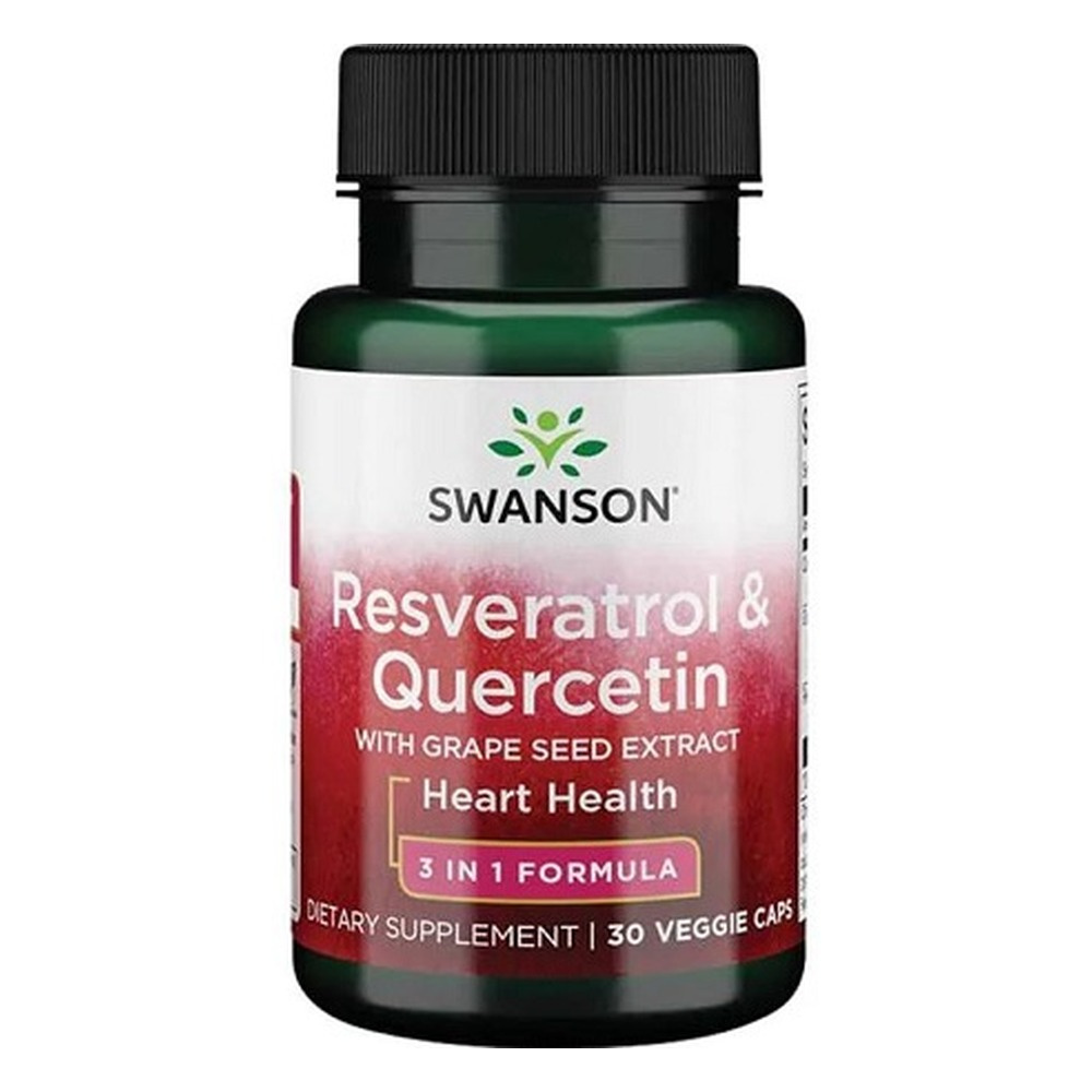 Swanson Resveratrol & Quercetin 30 Vcapsules