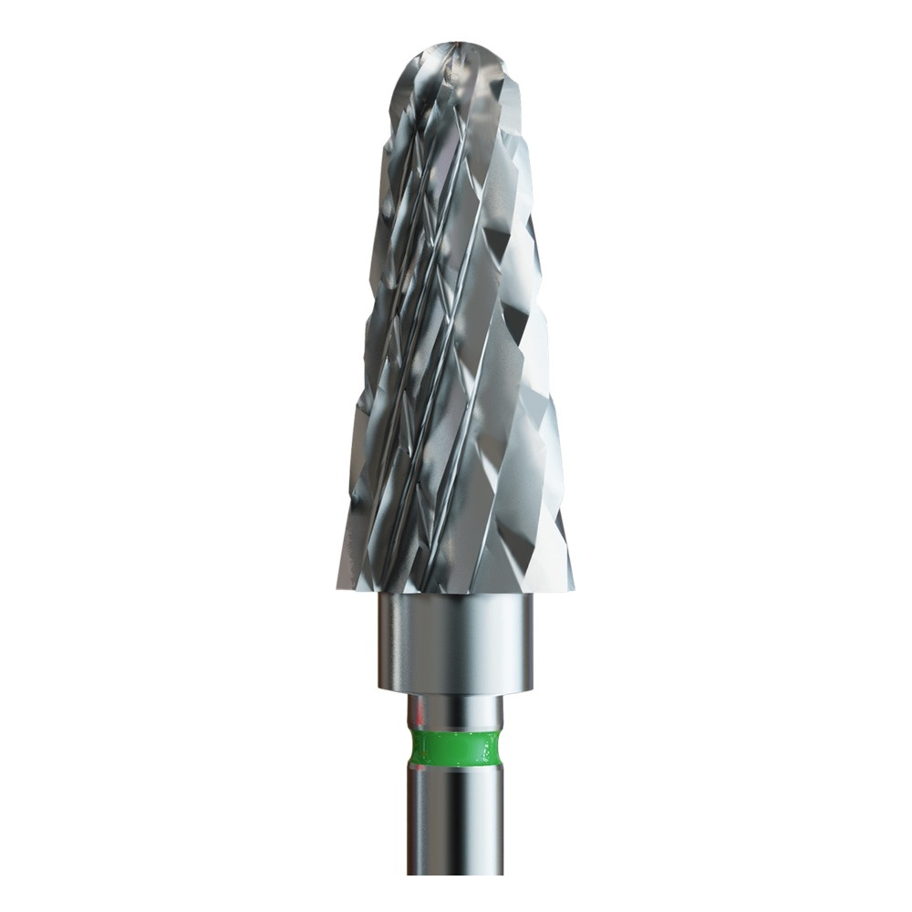 IQ Nails Tungsten Carbide Nail Drill Bit Cone Coarse Crosscut 6mm for Manicure and Pedicure 201.220.060 1 Piece