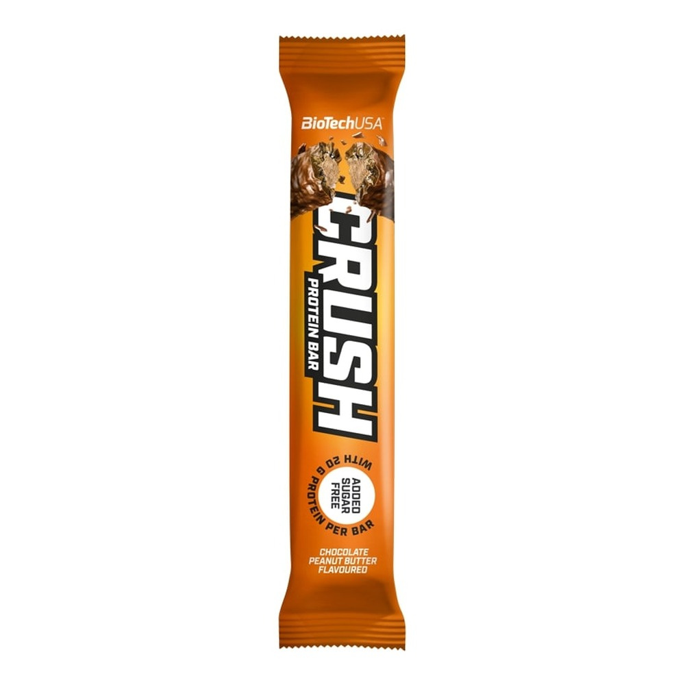 BioTechUSA Crush Bar Baton Proteinowy Czekolada Masło Orzechowe 12x64g