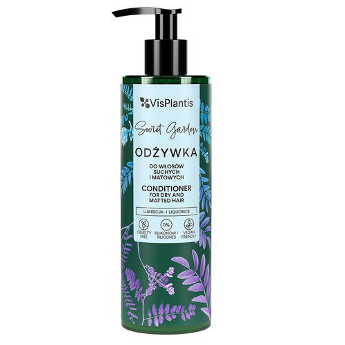 Vis Plantis Secret Garden Licorice Conditioner for Dry and Dull Hair 400ml