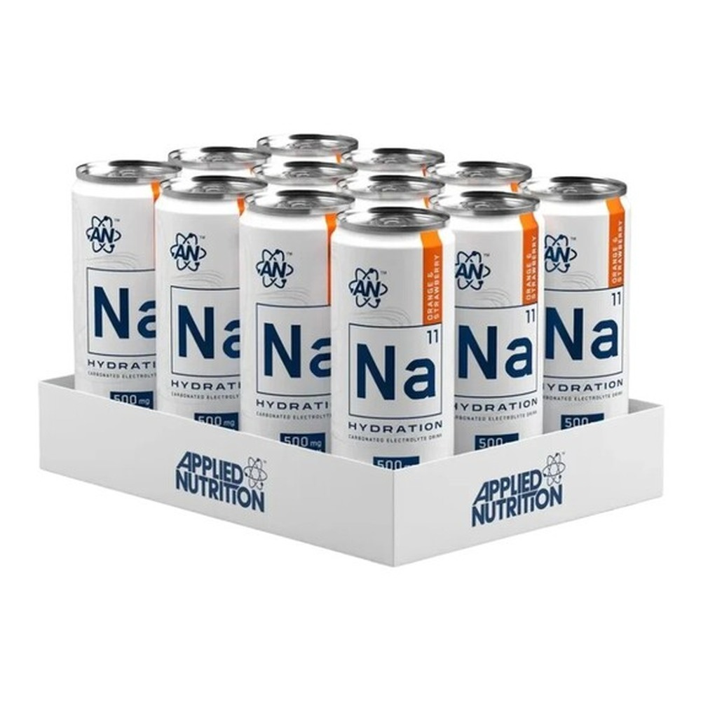 Applied Nutrition Na11 Hydration Cans, Orange & Strawberry 12 x 330ml