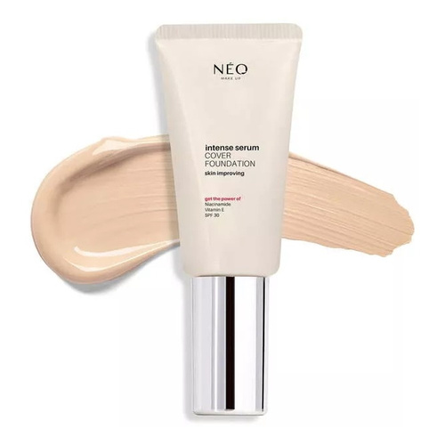 Neo Makeup Intense Serum Cover Foundation Podkład Kryjący Nr 00 Alabaster SPF30 Długotrwały Efekt 30ml