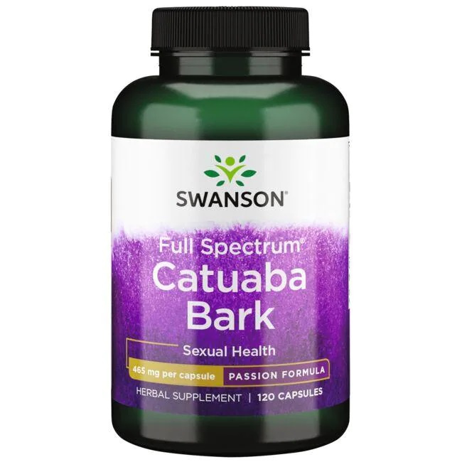 Swanson Full Spectrum Catuaba Bark 465mg 120 Capsules