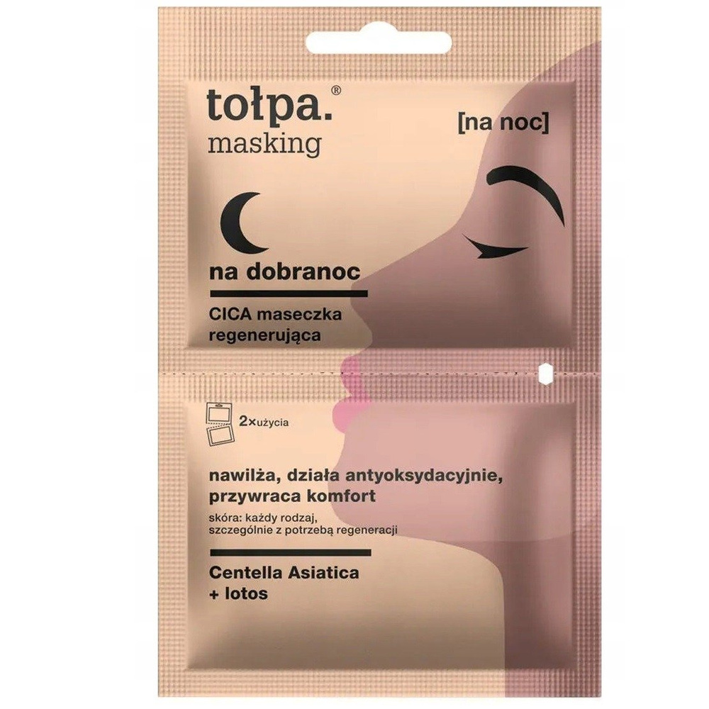 Tolpa Masking CICA Regenerująca Maska na Noc 2x5ml