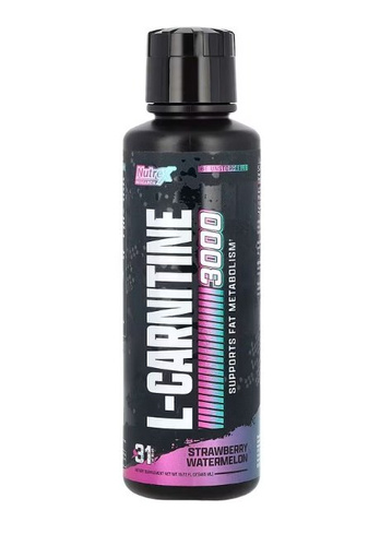 Nutrex L-Karnityna 3000 w Płynie na Metabolizm Tłuszczów i Wsparcie Wytrzymałości Truskawka Arbuz 465ml