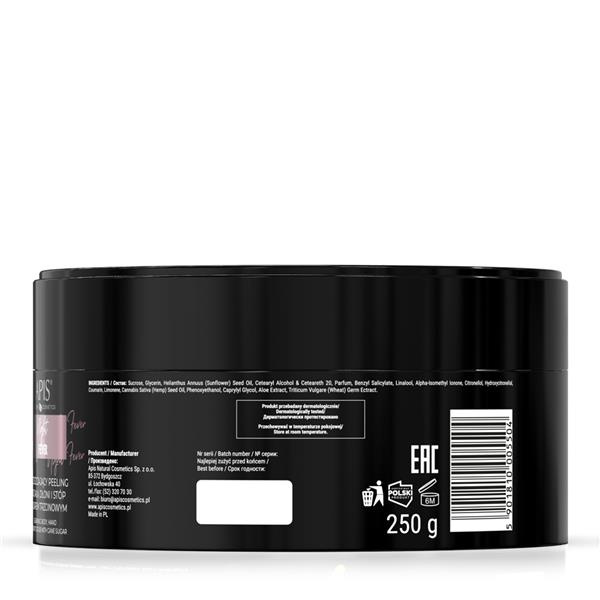 Apis Night Fever Oczyszczający Peeling do Ciała Dłoni i Stóp z Cukrem Trzcinowym 250g