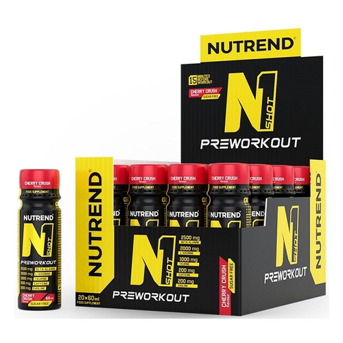 Nutrend N1 Shot Cherry Crush Przedtreningówka dla Maksymalnej Wydajności 20 x 60 ml