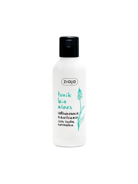 Ziaja Aloe Refreshing Tonic for Normal and Dry Skin Vegan 200ml