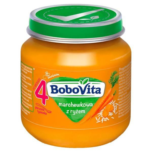BoboVita Carrot Soup with Rice for Infatnts after 4th Month without Salt 125g