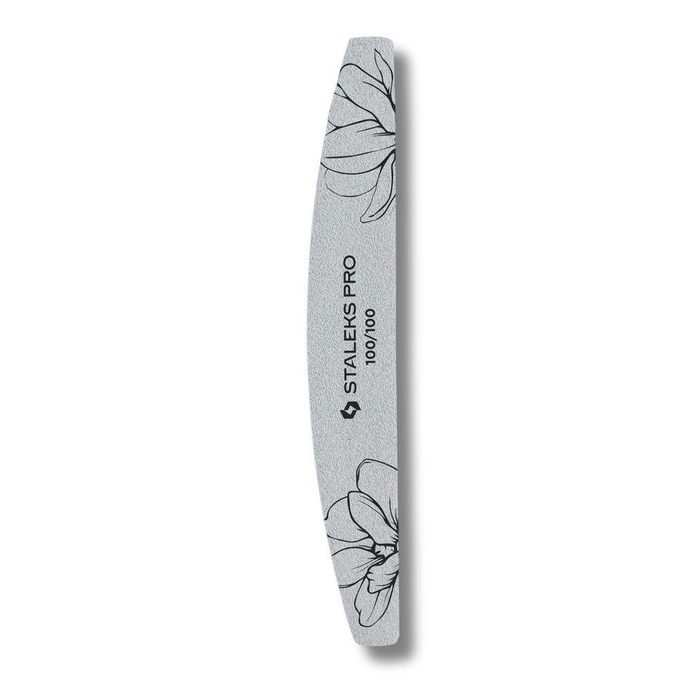 Staleks Expert Pro NFE-40 Crescent Mineral Nail File 0 100/100 Grit 25pcs