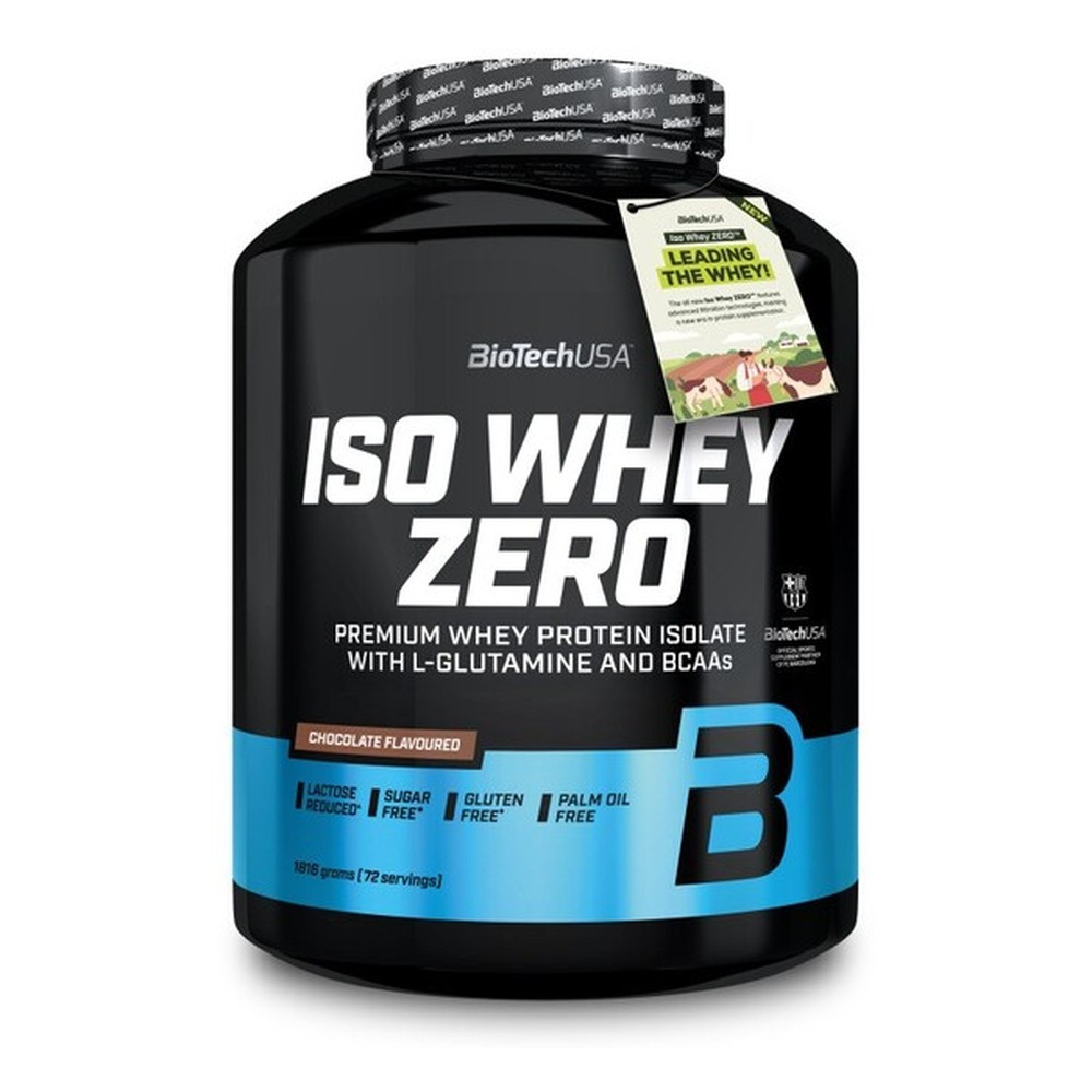 BioTechUSA Iso Whey Zero Izolat białka serwatkowego, Czekolada 1816g