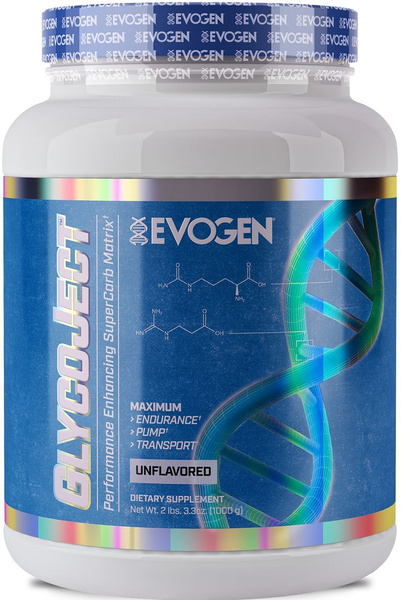 Evogen GlycoJect Bezsmakowa Odżywka Węglowodanowa w Proszku Na Pompę Mięśniową i Regenerację 1000g