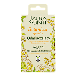 Laura Conti Botanical Vegan Rejuvenating Lip Balm with Macadamia Nut Oil and Aloe Vera Extract 4,8g BEST BEFORE 31.11.2021