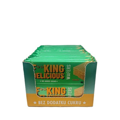 Allnutrition Fitking Delicious Wafers Wafer with Nut Cream 32x80g