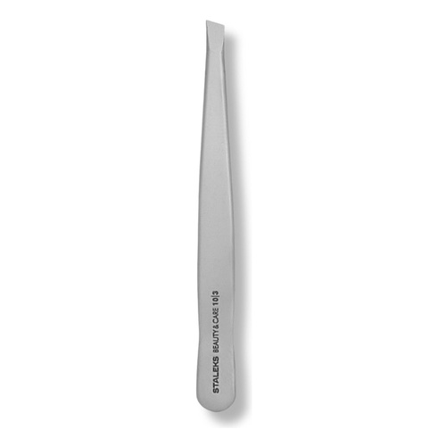 Staleks Beauty & Care 10 Type 3 Eyebrow Tweezers Wide Beveled