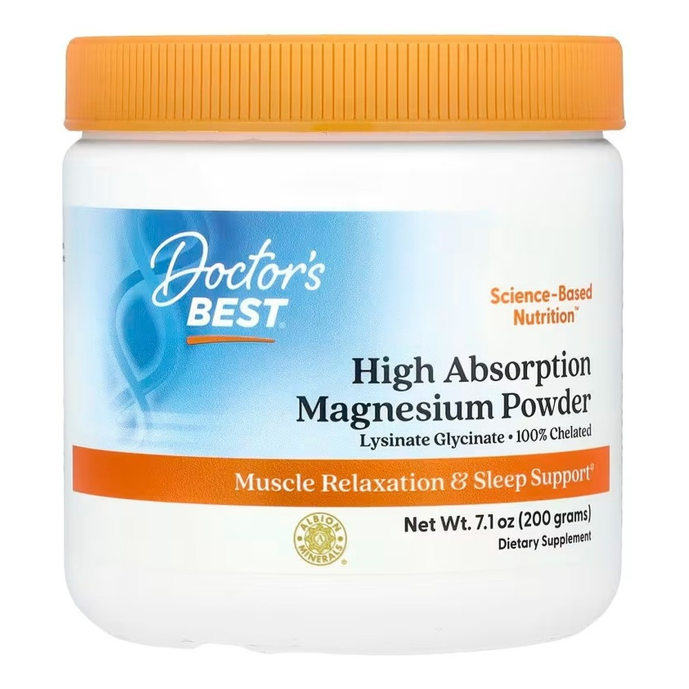 Doctor's Best Magnez High Absorption, Proszek 200g