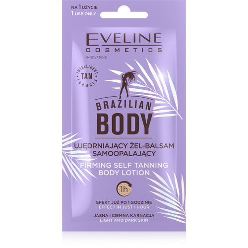 Eveline Brazilian Body Firming Gel-Balm Self-Tanning 12ml Best Before 21.05.26