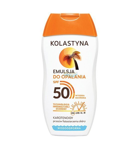 KOLASTYNA EMULSJA DO OPALANIA SPF 50 wodoodporna 150ml