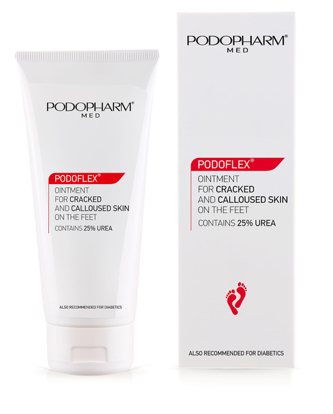 Podopharm Med Podoflex Ointment with Urea 25% Provitamin B5 for Cracked and Calloused Foot Skin 75ml