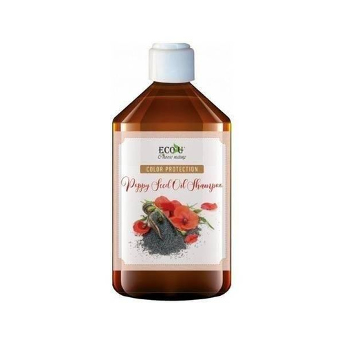 Eco U Virgin Poppy Seed Oil Color Protection Hair Shampoo 500ml Best Before 30.10.26