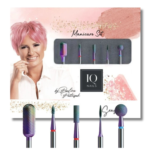 IQ Nails Sensitive Set for Delicate Nail Care 5 Pieces