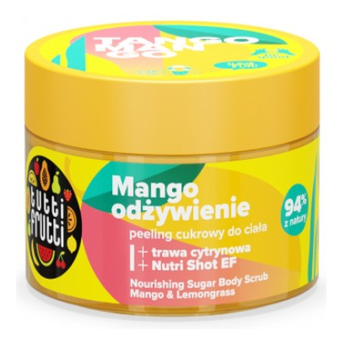 Tutti Frutti Nourishing Sugar Body Peeling Mango and Lemongrass + Nutri Shot EF 300g