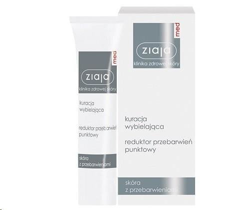 ZIAJA MED Wybielająca Reduktor Przebarwień Punktowy, Cera Z Przebarwieniami 30ml