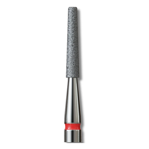 IQ Nails Diamentowy Frez do Paznokci Kształt Ściętego Stożka Drobny 1,6mm Czerwony Pasek 173.514.016 1 Sztuka