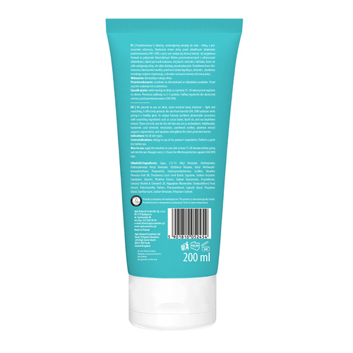 Apis Pure Sun Protective UVA and UVB Waterproof Body Emulsion SPF30 for All Skin Types 200ml