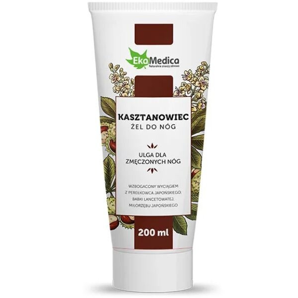 EkaMedica Chestnut + Japanese Pagoda Gel Relief for Tired Legs 200ml
