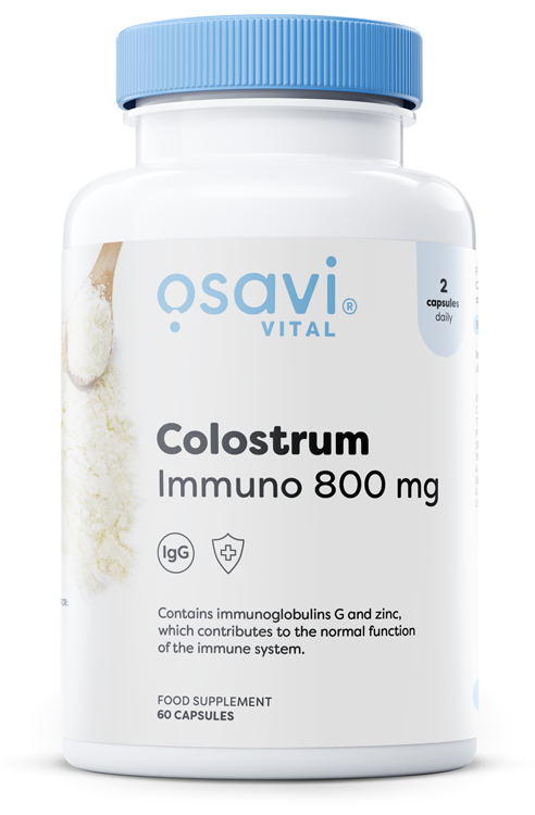 Osavi Colostrum Immuno Bovine Colostrum Supplement for Immune Support 60 Capsules