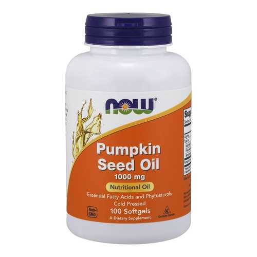 Now Foods Pumpkin Seed Oil 1000mg Pumpkin Seed Oil 100 Softgels