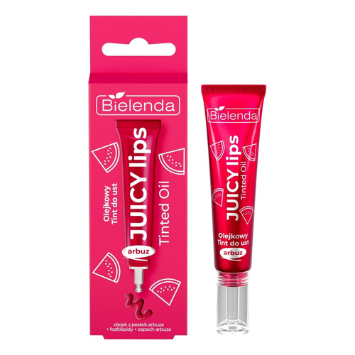 Bielenda Juicy Tint Olejkowy Tint do Ust z Olejkiem z Pestek Arbuza i Fosfolipidów 10g