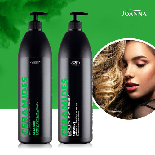 Joanna Professional Ceramides Conditioner with Ceramides for All Hair Types 1000g