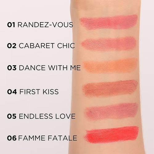 Eveline Variete Satin Pielęgnująca Pomadka w Sztyfcie z Olejekiem Jojoba Nr 02 Cabaret Chic 4g