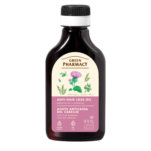 Green Pharmacy Burdock Oil with Horsetail against Hair Loss 100ml