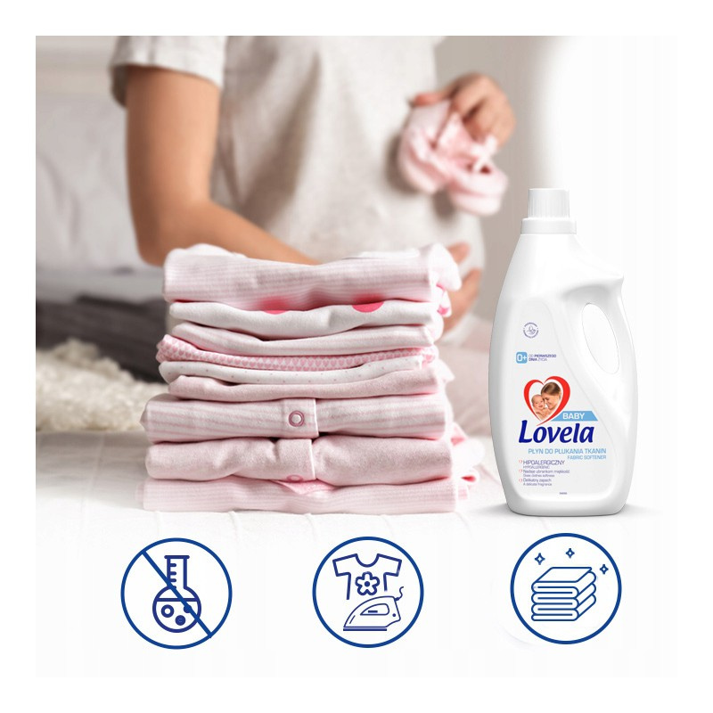 Lovela Baby Hipoalergiczny Płyn do Płukania Tkanin 2L