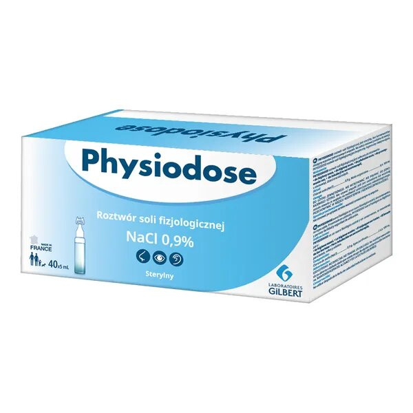 Gilbert Physiodose NaCl 0.9% Saline Solution for Infants and Adults 5x5ml