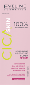 Eveline Cica Skin Super Serum Nawilżająco – Kojące dla każdego Rodzaju Skóry 30ml