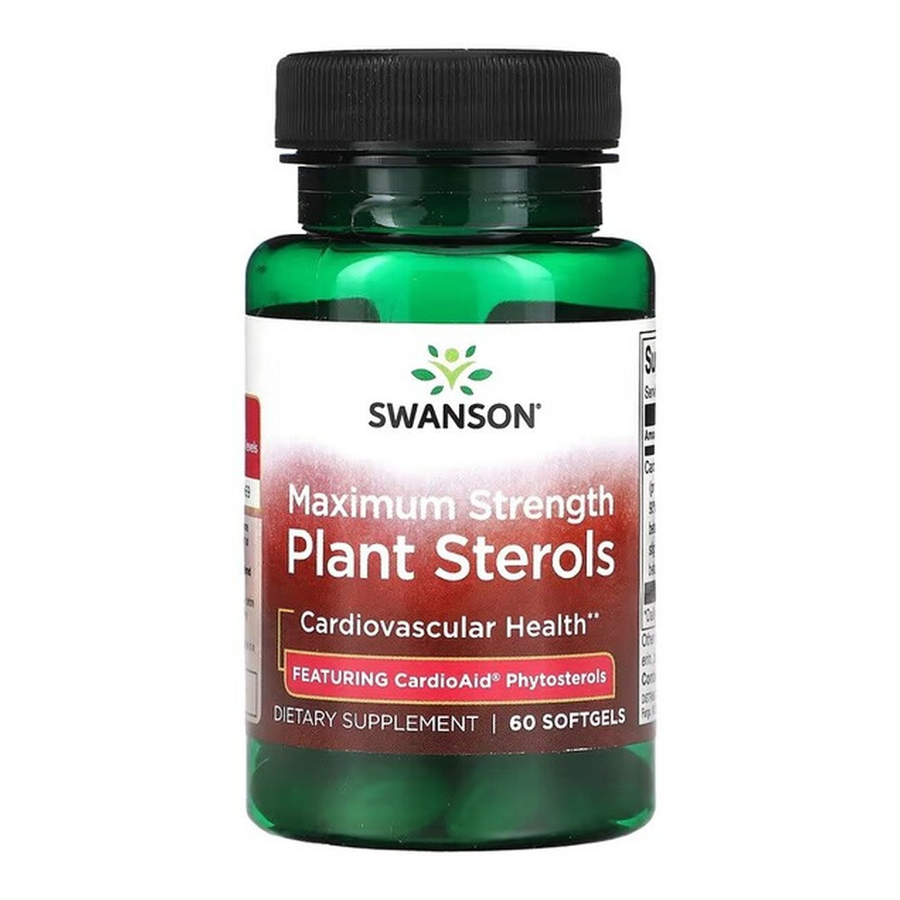 Swanson Maximum Strength Plant Sterols CardioAid 60 Capsules
