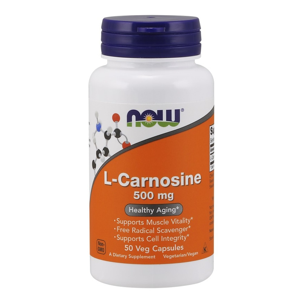 L-Carnosine, 500mg - 50 vcaps