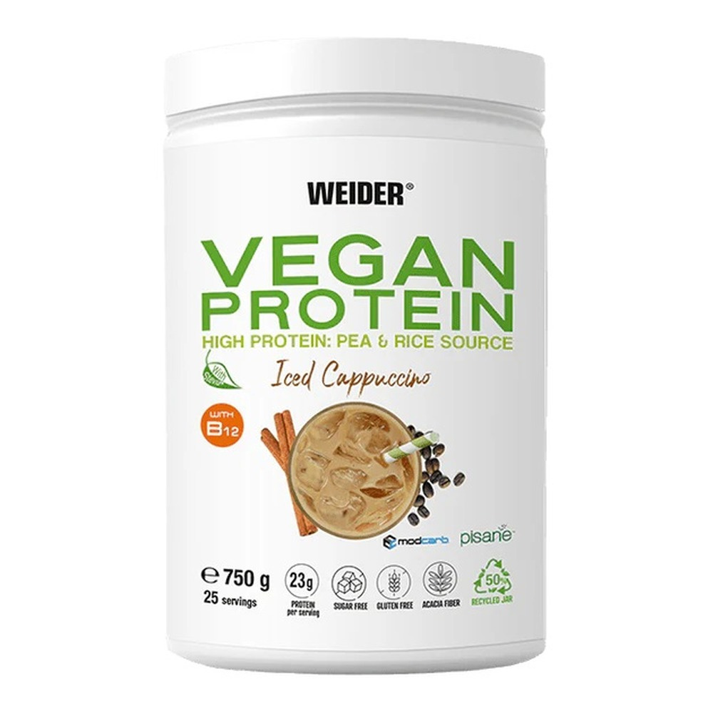 Weider Vegan Protein, Iced Cappuccino - 750g